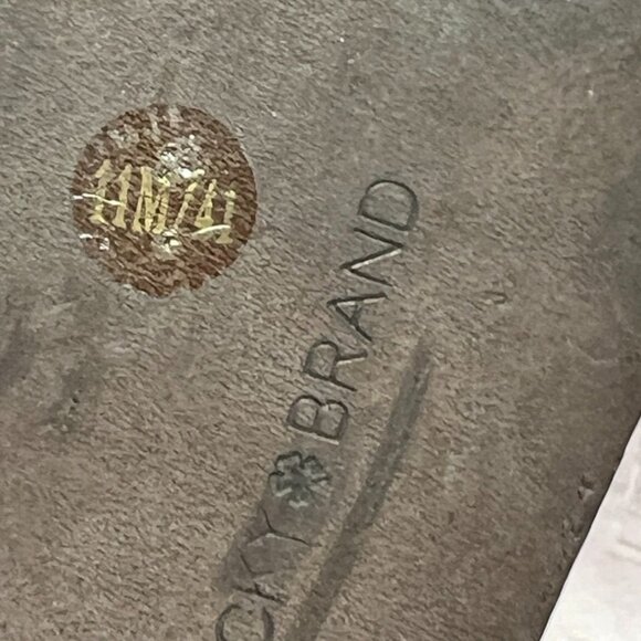 Lucky Brand Womens Black Suede Peep Toe Wedge Booties - Picture 11 of 12